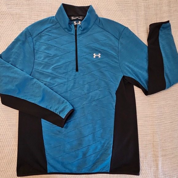 UNDER ARMOUR ColdGear Reactor Hybrid Half Zip Golf -‎ Mens Size Large - Picture 1 of 11